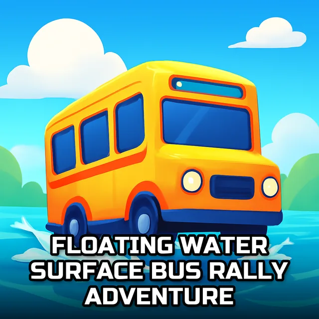 Floating Water Surface Bus Rally Adventure - Yacht Cruising game