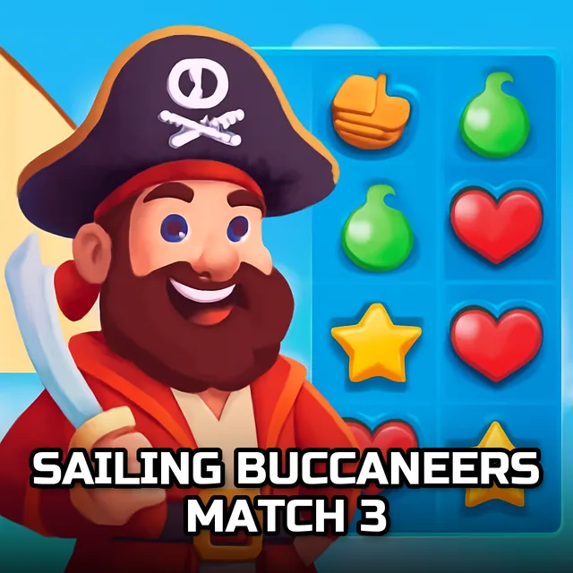 Sailing Buccaneers Match 3 - Yacht Cruising game