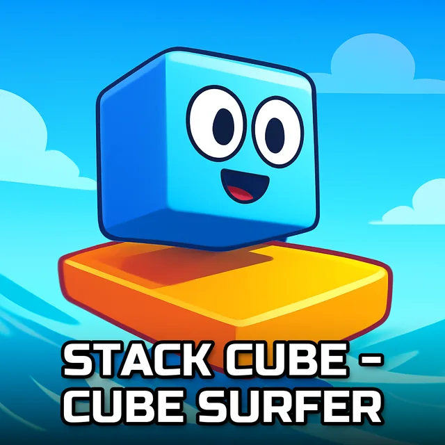Stack Cube - Cube Surfer - Surfing Waves game