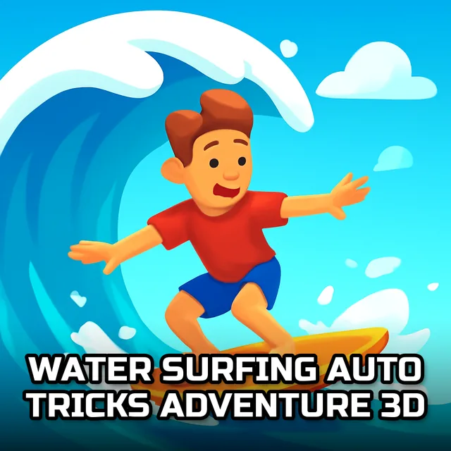 Water Surfing Auto Tricks Adventure 3D - Surfing Waves game